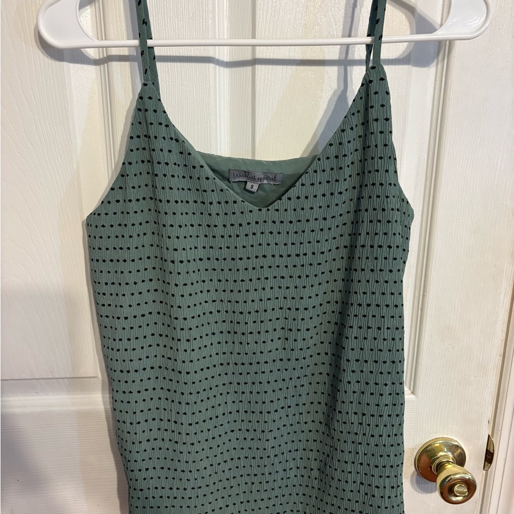 Wishlist Green Fitted Camisole Top